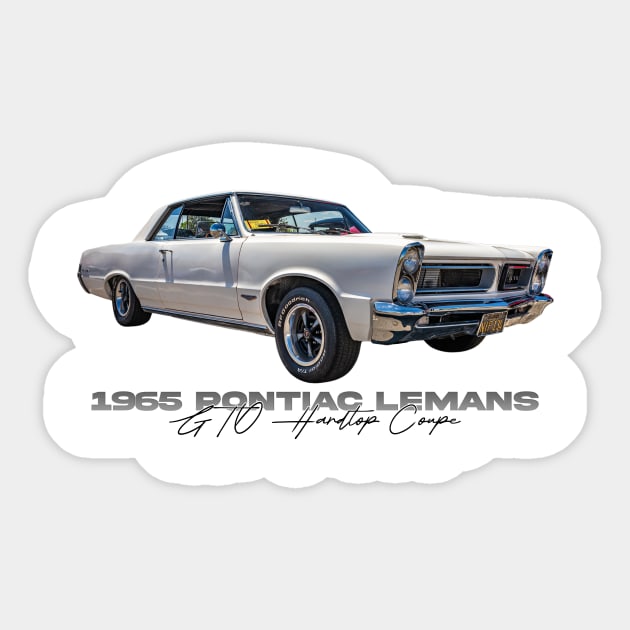 1965 Pontiac LeMans GTO Hardtop Coupe Sticker by Gestalt Imagery
